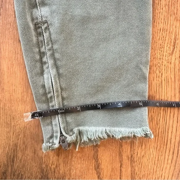 NWT One Teaspoon Freebirds Distressed High Waisted Pants Jeans Super Khaki Sz 27 - Picture 12 of 16